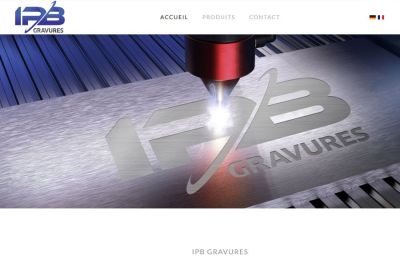 IPB Gravures website built by IdealPC