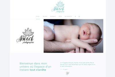 Anouck website built by IdealPC